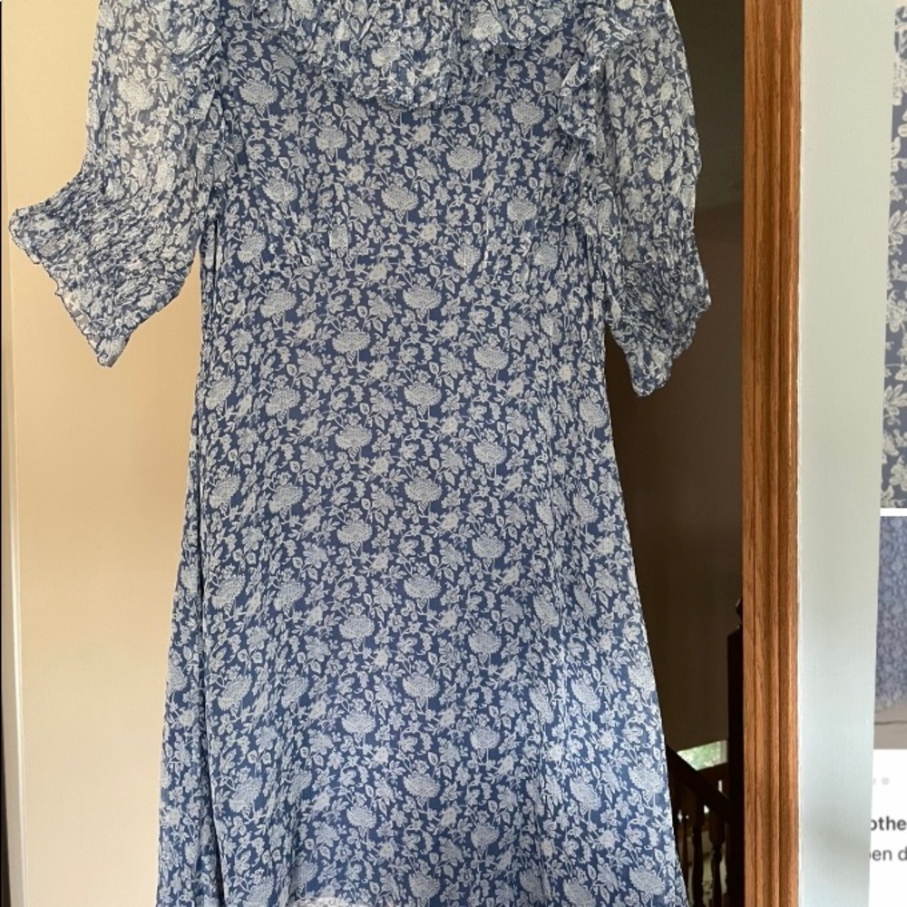 RARE DOEN BAUDOIN blue porcelain XS